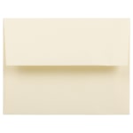 JAM Paper Booklet Invitation Envelopes, A2, Gummed Seal, Strathmore Ivory, Pack Of 25