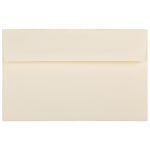 JAM Paper Booklet Invitation Envelopes, A10, Gummed Seal, Strathmore Ivory, Pack Of 25