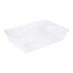 Cambro Camwear Food Box, 6inH x 26inW x 18inW, Clear