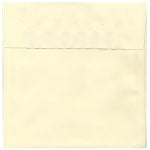 JAM Paper Strathmore Invitation Envelopes, 8 1/2in x 8 1/2in, Gummed Seal, Ivory, Pack Of 25