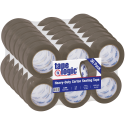 Tape Logic #600 Hot Melt Tape, 2in x 110 Yd., Tan, Case Of 36