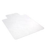 Deflecto Earth Source Chair Mat For Hard Floors, Wide Lip, 45in x 53in With Lip, Clear