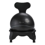 Gaiam Classic Balance Ball Chair, Black