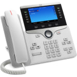 Cisco 8841 IP Phone - Wall Mountable - White - VoIP - Caller ID - SpeakerphoneUnified Communications Manager, Unified Communications Manager Express, User Connect License - 2 x Network (RJ-45) - PoE Ports