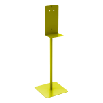 Built Sanitizer Floor Stand, 48in x 14in x 14in, Yellow