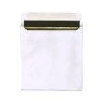 JAM Paper Foil-Lined Invitation Envelopes, 8 1/2in x 8 1/2in, Gummed Seal, Gold/White, Pack Of 25