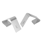 Quartet Partition Board Hangers, Silver, Pack Of 2