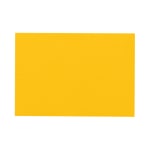 LUX Flat Cards, A9, 5 1/2in x 8 1/2in, Sunflower Yellow, Pack Of 1,000