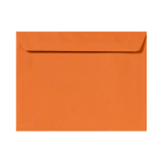 LUX Booklet 9in x 12in Envelopes, Gummed Seal, Mandarin Orange, Pack Of 250