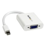 StarTech.com Mini DisplayPort to VGA Adapter - White - 1080p - Thunderbolt to VGA Monitor Adapter - Mini DP to VGA Converter (MDP2VGAW) - Video converter - VGA - DisplayPort - white