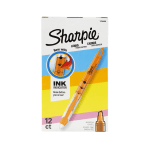 Sharpie Liquid Highlighters, Chisel Tip, Fluorescent Orange, 12 Count