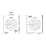 Medline Latex-Free Wound Measuring Bulls-Eye/Ruler, 8 1/2in x 6 1/2in, Black/Clear, Bag Of 250