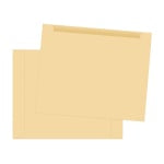 Quality Park Paper File Jackets, 9 1/2in x 11 3/4in, Cameo, Box Of 100