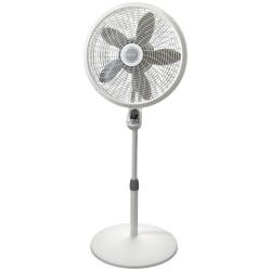 Lasko Cyclone 18? Pedestal Fan With Remote Control, White