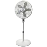 Lasko Cyclone 18? Pedestal Fan With Remote Control, White