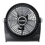 Lasko Breeze Machine 2-Speed Fan, 11.69inH x 5.31inW x 12.25inD, Black