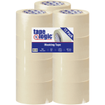 Tape Logic 2200 Masking Tape, 3in Core, 3in x 180ft, Natural, Case Of 12