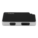 StarTech.com USB C Multiport Adapter - UHD 4K - USB C to VGA / DVI / HDMI - USB C Adapter - 1 x HDMI - 1 x VGA - 1 x Total Number of DVI - Mac