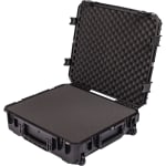 SKB Cases iSeries Protective Case With Cubed Foam And Wheels, 24inH x 21inW x 7inD, Black