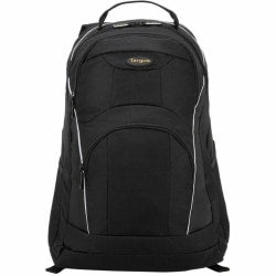 Targus Motor TSB194US Carrying Case (Backpack) for 16in Notebook, Cell Phone - Black - Water Resistant Exterior - Mesh, Polyester Body - Shoulder Strap - 18.9in Height x 7.1in Width - 8.72 gal Volume Capacity