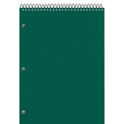 National Brand Porta-Desk Notebook, 8 1/2in x 11 1/2in, 1 Subject, College Ruled, 80 Sheets