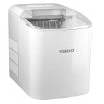 Igloo ICEB26WH Automatic Portable Countertop Ice Maker Machine, White