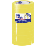 Tape Logic Color Masking Tape, 3in Core, 0.75in x 180ft, Yellow, Case Of 12