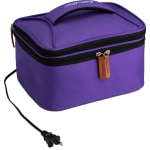 HOTLOGIC Portable Personal Expandable Mini Oven XP, 4-1/2inH x 7-1/2inW x 9-1/2inD, Purple