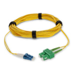 AddOn - Patch cable - SC/APC single-mode (M) to LC single-mode (M) - 2 m - fiber optic - duplex - 9 / 125 micron - OS2 - halogen-free, riser - yellow