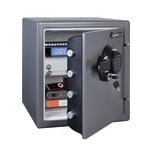 SentrySafe Fire-Safe Electronic Safe, 1.23 Cu. Ft., Gunmetal Gray