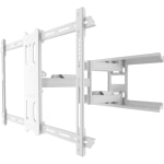 Kanto PDX650W Wall Mount for TV - White - 1 Display(s) Supported - 75in Screen Support - 125 lb Load Capacity - 600 x 400, 200 x 100 - 1 - Steel