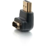 C2G HDMI to HDMI Adapter - 90 deg. Down - Male to Female - HDMI adapter - HDMI male to HDMI female - black - 90 deg. connector