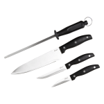 Oster Granger 4-Piece Stainless-Steel Cutlery Set, Black