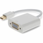 AddOn Mini-DisplayPort 1.1 Male to VGA Female Black Adapter Which Supports Intel Thunderbolt For Resolution Up to 1920x1200 (WUXGA) - 100% compatible and guaranteed to work