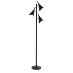 Adesso Draper Tree Lamp, 68inH, Black