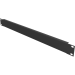 Vertiv 19in Blanking Panels 1U - Metal - Black - 1U Rack Height - 2 Pack - 19in Width