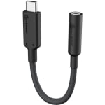 ALOGIC Elements PRO USB-C To 3.5mm Audio Adapter, 3.94in, Black