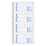 Adams Spiral Bound Phone Message Book, 11in x 5 1/2in, Book Of 400 Messages