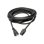 Eaton Tripp Lite Series Hospital-Grade Power Cord, NEMA 5-15P to C13 - Green Dot, 15A, 125V, 14 AWG, 25 ft. (7.62 m), Black - Power cable - power IEC 60320 C13 to NEMA 5-15P (M) - AC 110 V - 15 A - 25 ft - molded - black