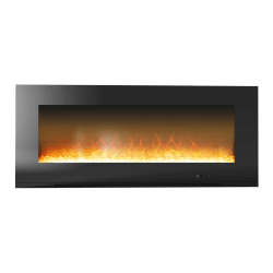 Cambridge Metropolitan CAM56WMEF-1BLK Electric Fireplace - Indoor - Wall Mountable