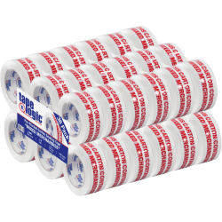 Tape Logic Pre-Printed Carton Sealing Tape, "Mixed Merchandise", 2in x 110 Yd., Red/White, Case Of 36