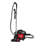 Sanitaire Quiet Clean Bagless Canister Vacuum, Black/Red