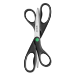 Westcott KleenEarth All-Purpose Scissors, 8in, Straight, Black, Pack Of 2