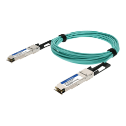 AddOn 10m Cisco Compatible QSFP+ AOC - 40GBase direct attach cable - QSFP+ (M) to QSFP+ (M) - 10 m - fiber optic - active