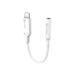 ALOGIC Elements PRO 10cm USB-C to 3.5mm Audio Adapter, 3.94in, White