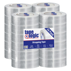 Tape Logic 1400 Strapping Tape, 2in x 60 Yd., Clear, Case Of 24