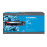 Office Depot Remanufactured Cyan Toner Cartridge Replacement For HP 128A, CE321A, OD1415C