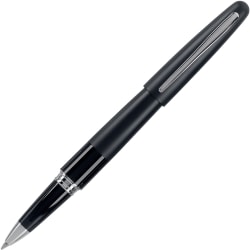 Pilot Metropolitan Fine Gel Roller, Fine Point, 0.5 mm, Metallic Brass/Black Barrel, Black Ink