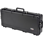 SKB Cases iSeries Protective Case With Layered Foam Interior, Cushion-Grip Handle And In-Line Skate Wheels, 42-1/2inH x 17inW x 7-1/2inD, Black