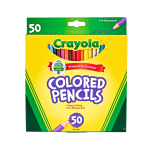 Crayola Color Pencils, Assorted Colors, Box Of 50 Color Pencils